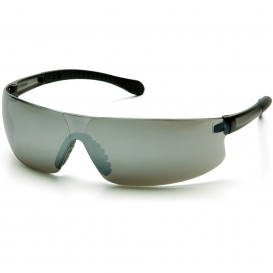Pyramex S7270S Provoq Safety Glasses - Black Temples - Silver Mirror Lens