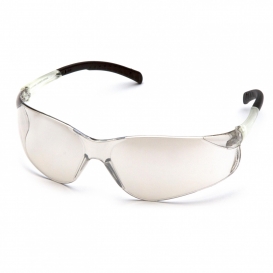 Pyramex S9180ST Atoka Safety Glasses - Black Temples - Indoor/Outdoor Mirror Anti-Fog Lens