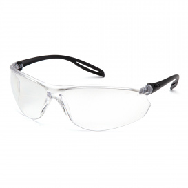 Pyramex S9710STM Neshoba Safety Glasses - Black Temple - Clear H2X Anti-Fog Lens