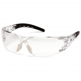Pyramex SB10210S Fyxate Safety Glasses - Black Frame - Clear Lens