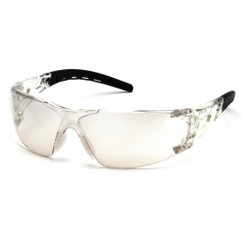 Pyramex SB10280S Fyxate Safety Glasses - Black Temples - Indoor/Outdoor Mirror Lens