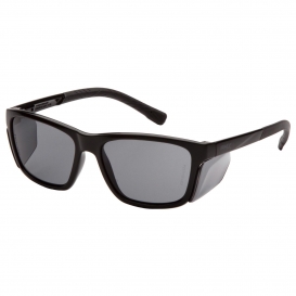 Pyramex SB10720D Conaire Safety Glasses - Black Frame - Gray Lens