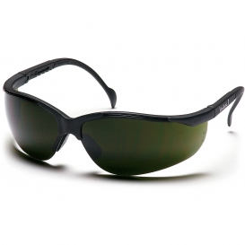 Pyramex SB1850SF Venture II Safety Glasses - Black Frame - 5.0 IR Filter Lens