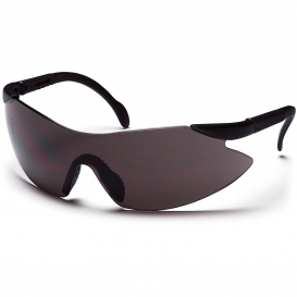 Pyramex SB2320S Legacy Safety Glasses - Black Temples - Gray Lens