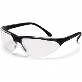 Pyramex SB2810ST Rendezvous Safety Glasses - Black Frame - Clear H2X Anti-Fog Lens