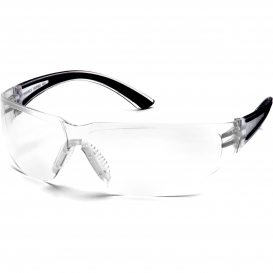 Pyramex SB3610ST Cortez Safety Glasses - Black Temples - Clear H2X Anti-Fog Lens