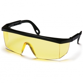 Pyramex SB430S Integra Safety Glasses - Black Frame - Amber Lens