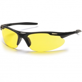 Pyramex SB4530D Avante Safety Glasses - Black Frame - Amber Lens