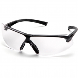 Pyramex SB4910S Onix Safety Glasses - Black Frame - Clear Lens