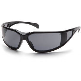 Pyramex SB5120DT Exeter Safety Glasses - Black Frame - Gray H2X Anti-Fog Lens