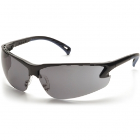 Pyramex SB5720D Venture 3 Safety Glasses - Black Frame - Gray Lens