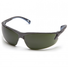 Pyramex SB5750SFT Venture 3 Safety Glasses - Black Frame - 5.0 IR Filter Lens
