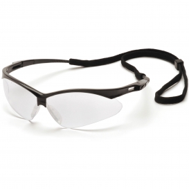 Pyramex SB6310STP PMXTREME Safety Glasses - Black Frame - Clear Anti-Fog Lens