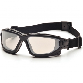 Pyramex I-Force Safety Glasses Goggles with Indoor Outdoor Anti-Fog Mirror Lens 