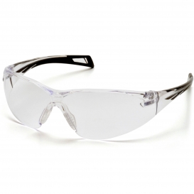 Pyramex SB7110ST PMXSLIM Safety Glasses - Black Temples - Clear H2X Anti-Fog Lens
