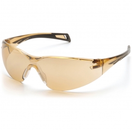 Pyramex SB7138S PMXSLIM Safety Glasses - Black Temples - Sandstone Bronze Lens