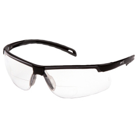 Pyramex SB8610RTM Ever-Lite Readers Safety Glasses - Black Frame - Clear H2MAX Anti-Fog Lens