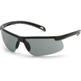 Pyramex SB8620DT Ever-Lite Safety Glasses - Black Frame - Gray H2X Anti-Fog Lens