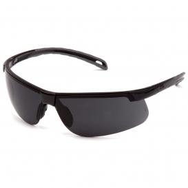 Pyramex SB8623D Ever-Lite Safety Glasses - Black Frame - Dark Gray Lens