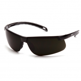 Pyramex SB8650SF Ever-Lite Safety Glasses - Black Frame - 5.0 IR Filter Lens
