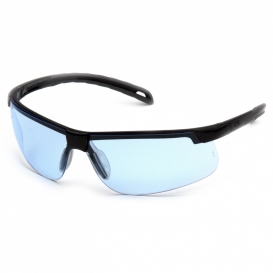 Pyramex SB8660DTM Ever-Lite Safety Glasses - Black Frame - Infinity Blue H2MAX Anti-Fog Lens