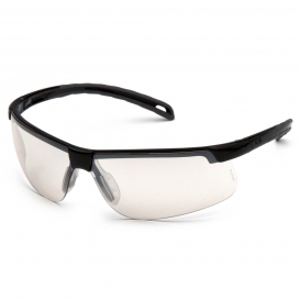Pyramex SB8680D Ever-Lite Safety Glasses - Black Frame - Indoor/Outdoor Mirror Lens