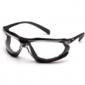 Pyramex SB9310STM Proximity Safety Glasses - Black Frame - Clear H2MAX Anti-Fog Lens