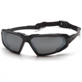 Pyramex SBB5020DT Highlander Safety Glasses - Black Frame - Gray H2X Anti-Fog Lens