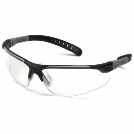 Pyramex SBG10110D Sitecore Safety Glasses - Black/Gray Frame - Clear Lens