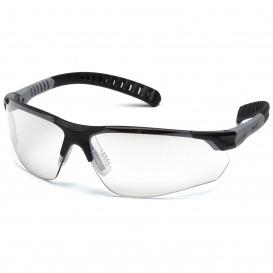 Pyramex SBG10180D Sitecore Safety Glasses - Black/Gray Frame - Indoor/Outdoor Mirror Lens