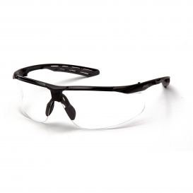 Pyramex SBG10510D Flex-Lyte Safety Glasses - Black and Gray Frame - Clear Lens