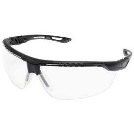 Pyramex SBG11310DT TruFlex Safety Glasses - Black Frame - Clear H2MAX Anti-Fog Lens