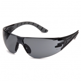 Pyramex SBG9620S Endeavor Plus Safety Glasses - Black/Gray Temples - Gray Lens