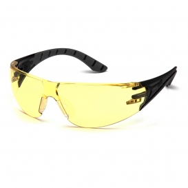 Pyramex SBG9630S Endeavor Plus - Black/Gray Temples - Amber Lens