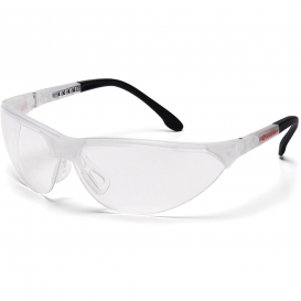Pyramex SCC2810S Rendezvous Safety Glasses - Crystal Clear Frame - Clear Lens
