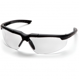 Pyramex SCH4810DT Reatta Safety Glasses - Charcoal Frame - Clear H2X Anti-Fog Lens
