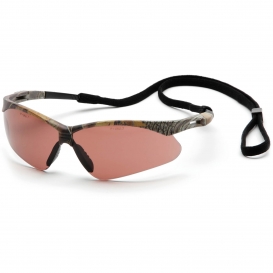 Pyramex SCM6318STP PMXTREME Safety Glasses - Camo Frame - Sandstone Bronze Anti-Fog Lens
