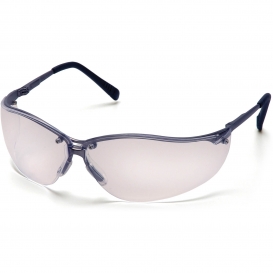 Pyramex SGM1810S V2-Metal Safety Glasses - Gun Metal Frame - Clear Lens