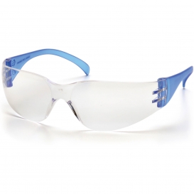 Pyramex SN4110S Intruder Safety Glasses - Blue Temples - Clear Lens