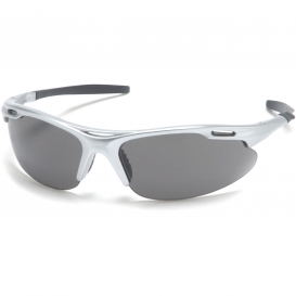 Pyramex SS4520D Avante Safety Glasses - Silver Frame - Gray Lens