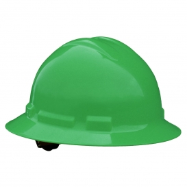 Radians QHP6 Quartz Full Brim Hard Hat - 6-Point Pinlock Suspension - Green