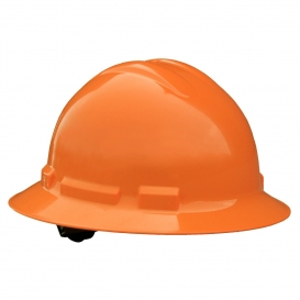 Radians QHR4 Quartz Full Brim Hard Hat - 4-Point Ratchet Suspension - Orange
