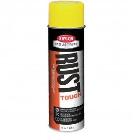 Krylon K00439007 Rust Tough Rust Preventative Enamel - Safety Yellow (OSHA)