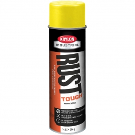 Krylon K10429007 Rust Tough Fluorescent Rust Preventative Enamel - Fluorescent Yellow