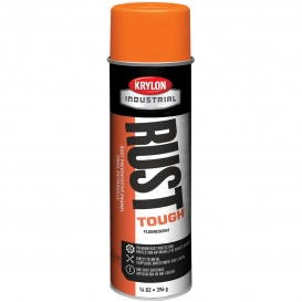 Krylon K10559007 Rust Tough Fluorescent Rust Preventative Enamel - Fluorescent Orange