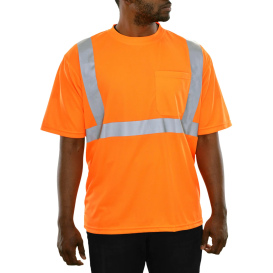 Reflective Apparel 102SXOR Type R Class 2 X-Back Safety Shirt - Orange