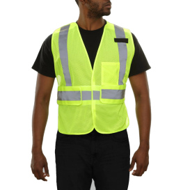 Reflective Apparel 572ETLM Type R Class 2 Adjustable Breakaway Safety Vest