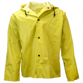 Neese 45AJ Magnum Rain Jacket with Attached Hood - Safety Yellow