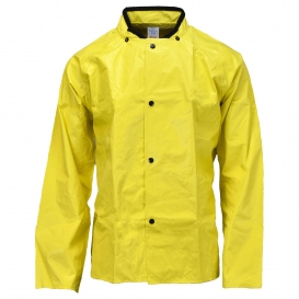 Neese 45SJ Magnum Rain Jacket with Snap On Hood - Yellow/Lime