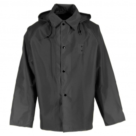 Neese 475JH Duty Rain Jacket with Attached Hood - Black